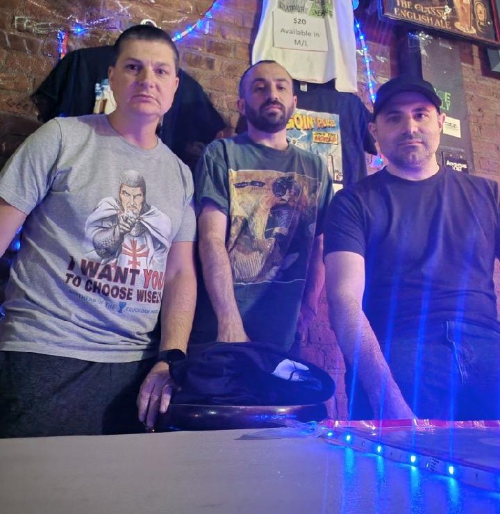 Goin' Places at The Hideout on March 25, 2023: Victor, Frank, and Richie from left to right