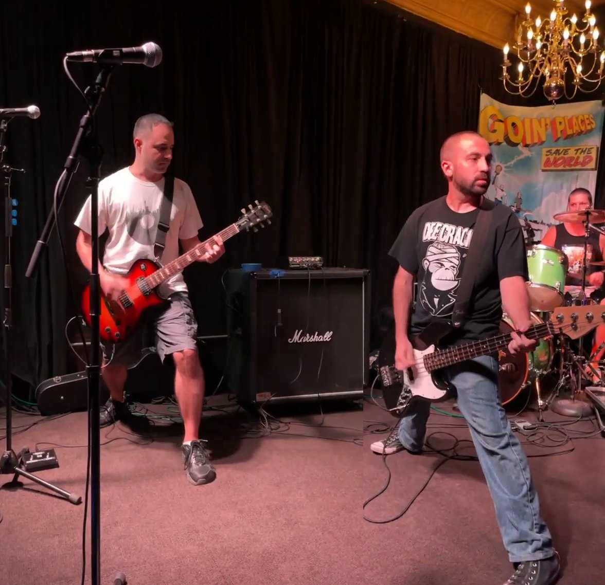 Richie, Frank, and Victor performing together at MBR Fest in 2021